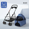 Pet Stroller for Dogs and Cats Lightweight and Foldable Teddy Baby Stroller Small Outdoor Pet Cart for Travel Easy