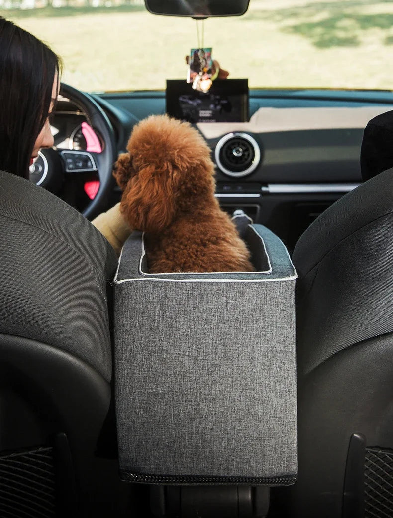 Portable Cat and Dog Travel Bed, Central Control, Car Safety,Transport, Carrier, Protector for Small Dog, Chihuahua, Teddy