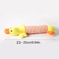 Cute Plush Duck Sound Toy Stuffed Squeaky Animal Squeak Dog Toy Cleaning Tooth Dog Chew Rope Toys Pet Dog Accessories Toys