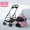 Pet Stroller for Dogs and Cats Lightweight and Foldable Teddy Baby Stroller Small Outdoor Pet Cart for Travel Easy