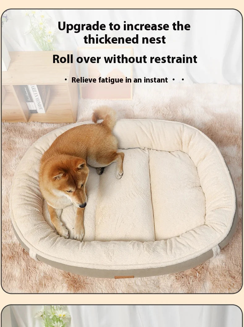 Dog Pet Bed Square Dog Beds For Large Dogs Dog Sofa Beds PP cotton And Anti-Mite Pet Beds Inner Pad Washable Puppy customized