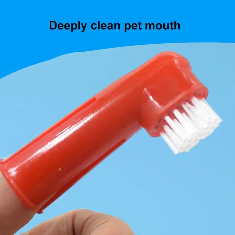 2pcs/set Pet Dog Toothbrush for Dogs Chihuahua Dog Tooth Brush Dog Cat Bad Breath Tartar Teeth Care Massage Hygiene