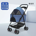 Pet Stroller for Dogs and Cats Lightweight and Foldable Teddy Baby Stroller Small Outdoor Pet Cart for Travel Easy