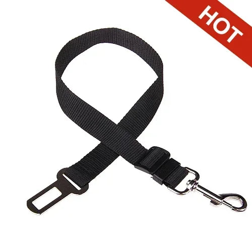 Adjustable Pet Cat Dog Car Seat  Belt Pet Seat Vehicle Dog Harness Lead Clip Safety Lever Traction Dog Collars Dog Accessoires