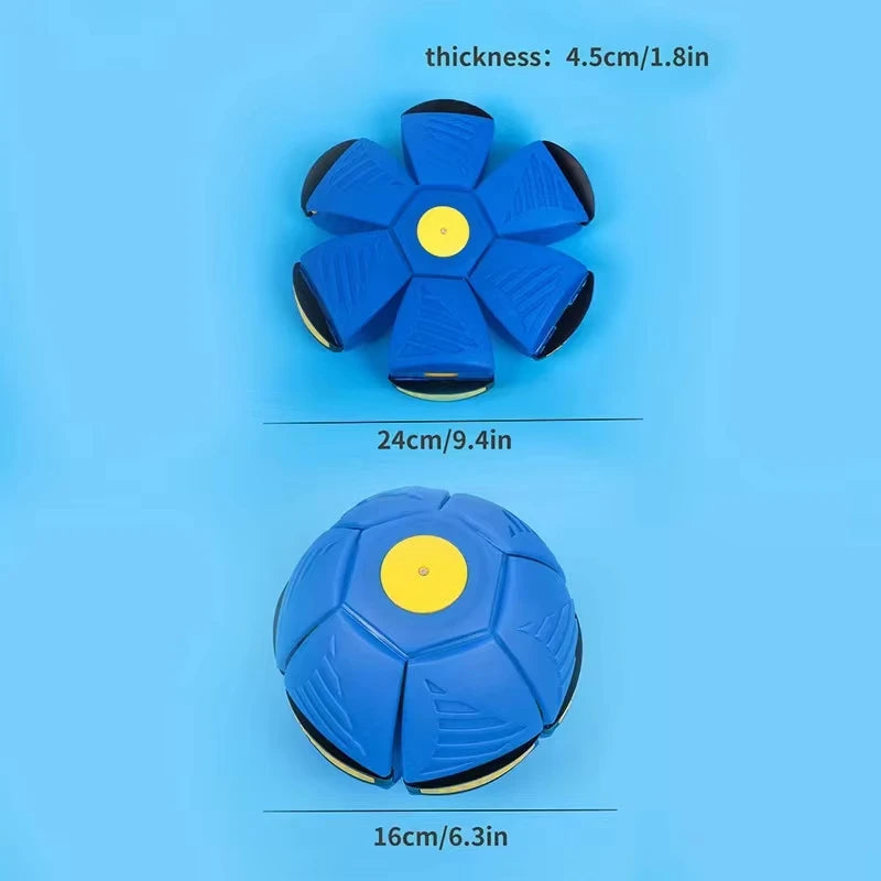 Dog Toys Funny Pet Toy Flying Saucer Outdoor Dog Training Toy Pelota Perro Dogs Accessoires Hot Interactive Flying Saucer Ball