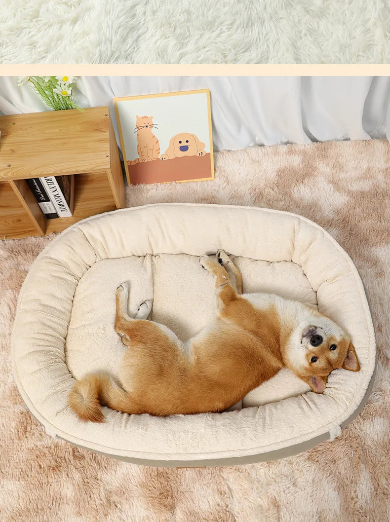 Dog Pet Bed Square Dog Beds For Large Dogs Dog Sofa Beds PP cotton And Anti-Mite Pet Beds Inner Pad Washable Puppy customized