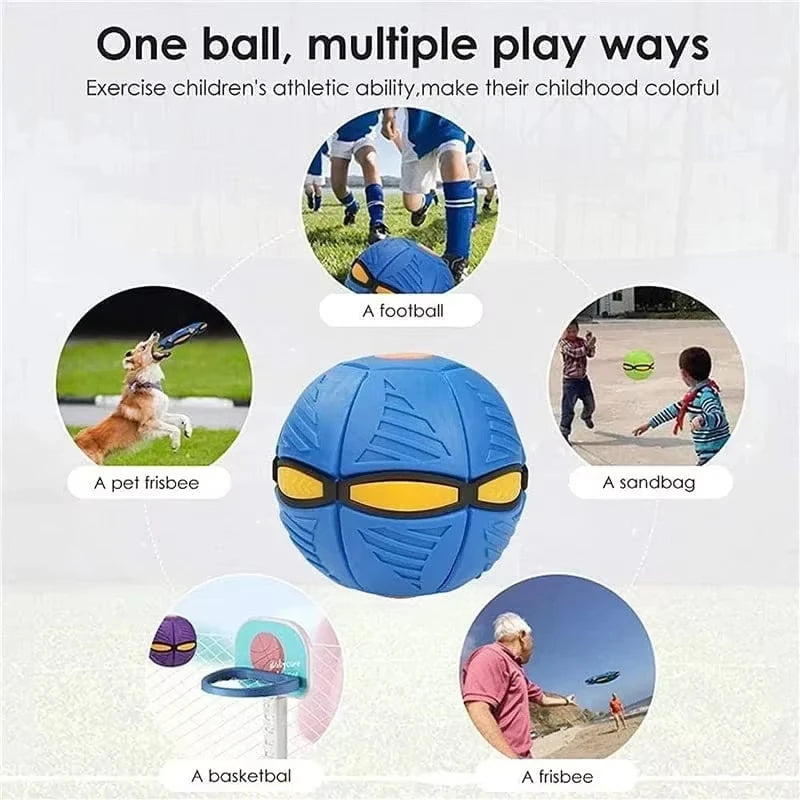 Dog Toys Funny Pet Toy Flying Saucer Outdoor Dog Training Toy Pelota Perro Dogs Accessoires Hot Interactive Flying Saucer Ball