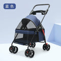 Pet Stroller for Dogs and Cats Lightweight and Foldable Teddy Baby Stroller Small Outdoor Pet Cart for Travel Easy