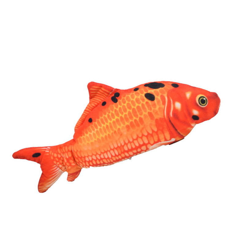 Cat Toys Fish USB Charger Fish Interactive Electric Floppy Fish Cat Toy Realistic Pet Cats Chew Bite Toys Pet Supplies Cats Dog