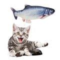 Cat Toys Fish USB Charger Fish Interactive Electric Floppy Fish Cat Toy Realistic Pet Cats Chew Bite Toys Pet Supplies Cats Dog