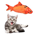 Cat Toys Fish USB Charger Fish Interactive Electric Floppy Fish Cat Toy Realistic Pet Cats Chew Bite Toys Pet Supplies Cats Dog