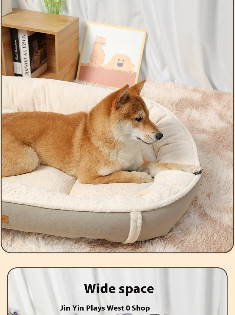 Dog Pet Bed Square Dog Beds For Large Dogs Dog Sofa Beds PP cotton And Anti-Mite Pet Beds Inner Pad Washable Puppy customized