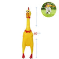 Chicken Chicken Rooster 16 / 31 / 39 cm Rubber Sound Tie Toy For Pet Dog Dog Child Baby